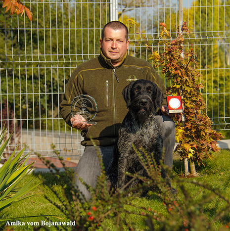 Победител HZP 2015  o.sp.  196 p. - Amika vom Bojanavald с водач Огнян Траянов,…</div>
							</li>
							
							<li>
								<h3><a href=